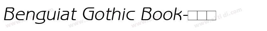 Benguiat Gothic Book字体转换
